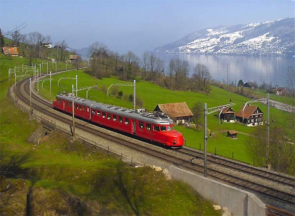 'Churchill' RAe 4/8 zwischen Immensee und Arth-Goldau