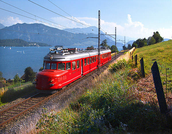 Churchill-Pfeil RAe 4/8 bei Merlischachen am Vierwaldstttersee